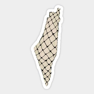 Map of Palestine Sticker